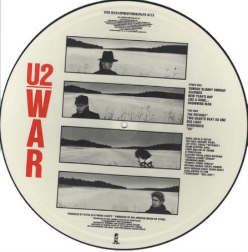 U2 WAR ピクチャーレコード ピクチャーディスク 1983年 初版 LP U2 – War = 闘 – Vinyl (LP, Album, Stereo), 1983 [r1900778